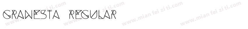 Granesta Regular字体转换